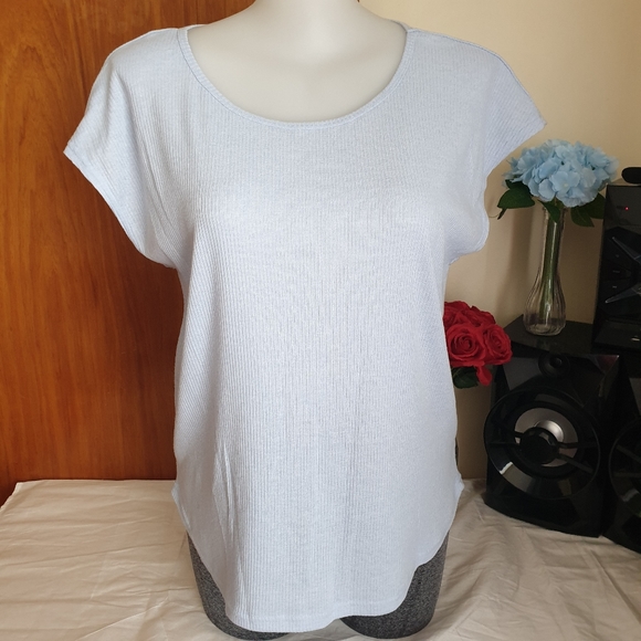 ed.it.ed AU-20 Baby Blue Sleeveless Top Tee NWOT Plus Size